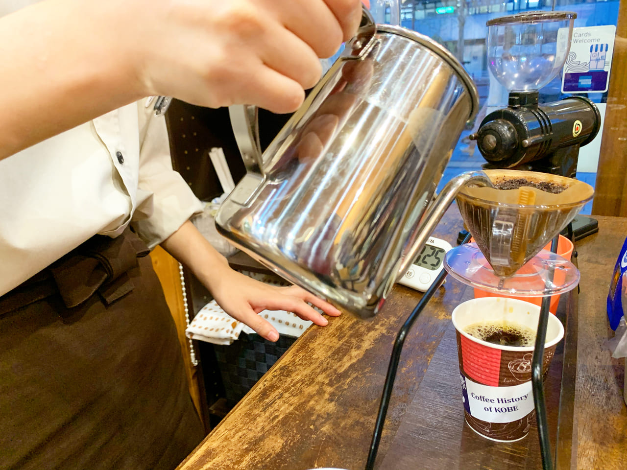 神戸市垂水区 須磨区 垂水の神戸珈琲物語 All300円で挽きたてコーヒーをテイクアウト おいしいコーヒーの決め手は 号外net 神戸 市垂水区 須磨区