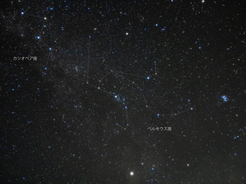 ペルセウス座流星群2021年8月13日極大